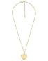 Фото #3 товара Decent Drew Heart Gold Plated Necklace JF04689710