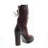 Фото #15 товара A.S.98 Vivienne A53205-302 Womens Burgundy Leather Casual Dress Boots