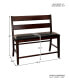 Фото #4 товара Leona Counter Height Bench