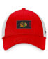 Фото #4 товара Men's Red Chicago Blackhawks Authentic Pro Rink Trucker Snapback Hat