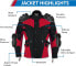 Фото #10 товара Мотоциклетная куртка German Wear Textile, подходящая для разных комбинаций