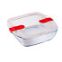 Фото #2 товара Герметичная коробочка для завтрака Pyrex Cook & Heat 25 x 22 x 7 cm 2,2 L Прозрачный Cтекло (4 штук)
