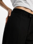 Фото #3 товара Stradivarius Petite tailored straight trouser in black