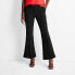 Фото #1 товара Women's Mid-Rise Flare Pants - Future Collective with Kahlana Barfield Brown