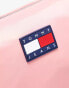 Tommy Jeans logo washbag in pink