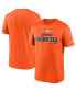ფოტო #2 პროდუქტის Men's Orange Denver Broncos Legend Community Performance T-shirt