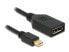 Фото #2 товара Delock 65554 - 0.21 m - Mini DisplayPort - DisplayPort - Male - Female - 2560 x 1600 pixels