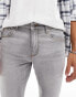 Фото #4 товара ASOS DESIGN stretch slim jeans in grey