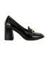 ფოტო #2 პროდუქტის Women's Howent Square Toe Heeled Loafers