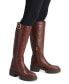 Фото #9 товара Women's Lilli Buckled Strap Block Heel Riding Boots