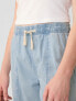 Фото #4 товара Kids High Rise Pull-On Denim Cargo Jeans