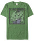 Фото #2 товара Marvel Men's Comic Collection Classic The Hulk Be Incredible Short Sleeve T-Shirt