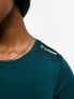 Фото #8 товара Hummel Mesh long sleeve top in dark green