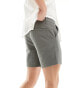 Фото #4 товара ASOS DESIGN slim stretch chino shorts in grey