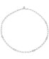 ფოტო #3 პროდუქტის Crystal Pavé Open Link Collar Necklace in Sterling Silver, 15" + 3" extender