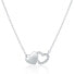 Колье JVD Connected Hearts Silverisse. silver, clear - фото #1