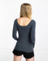 Фото #4 товара Pieces button front top in slate blue