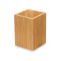 Toothbrush Holder Natural Bamboo Plastic 6,8 x 9,7 x 6,8 cm (24 Units)