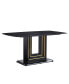 Фото #1 товара 63" Marble Dining Table with U-Shape Base
