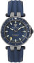Фото #1 товара Versace V-Race Diver Herrenuhr Blaues Armband Blaues Stahlgehäuse Zifferblatt 46mm VEAK00218