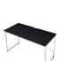 Tennis Writing Desk, & Chrome Finish