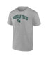 Фото #2 товара Men's Steel Michigan State Spartans Campus T-shirt