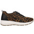 Easy Spirit Striver Leopard Walking Womens Brown Sneakers Athletic Shoes E-STRI