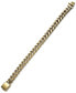 ფოტო #2 პროდუქტის Cuban Link Bracelet in Gold-Tone Ion-Plated Stainless Steel, Created for Macy's