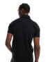 Фото #2 товара ASOS DESIGN Premium heavyweight polo 300gsm in black