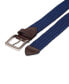 Men's Two-Tone Stretch Braided Web Belt Синий, M (34-36) - фото #4