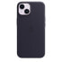 Фото #2 товара Apple iPhone 14 Leather Case with MagSafe - Ink, Cover, Apple, iPhone 14, 15.5 cm (6.1"), Violet