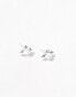 Фото #4 товара ASOS DESIGN sterling silver stud earrings with star detail