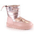 Metallic snow boots Big Star W INT1589C pink