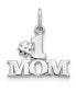 ფოტო #1 პროდუქტის #1 Mom Charm in 14k White Gold