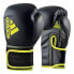Фото #1 товара Adidas Hybrid 80 Training Gloves 6oz - Black/Yellow