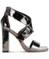 ფოტო #2 პროდუქტის Women's Revelyn Crisscross Ankle-Strap Dress Sandals