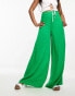 ASOS DESIGN palazzo trouser in green