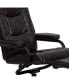 Фото #27 товара Contemporary Multi-Position Recliner & Ottoman W/ Wrapped Base