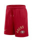 ფოტო #2 პროდუქტის Men's Scarlet San Francisco 49ers Arched Kicker Shorts
