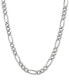 Figaro Link Chain 18" Necklace (4-1/3mm) in Sterling Silver