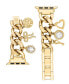 ფოტო #2 პროდუქტის Women's Gold-Tone Chain Link Charm Bracelet Compatible with 42mm/44mm/45mm/Ultra/Ultra 2 Apple Watch