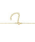 ფოტო #4 პროდუქტის EFFY® Dyed Jade & Diamond (1/4 ct. t.w.) Butterfly 18" Pendant Necklace in 14k Gold