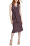 Фото #1 товара Nic + Zoe 294285 Womens V Neck Belited Cocktail Dress, size 6