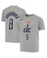 Big Boys Rui Hachimura Heather Gray Washington Wizards 2020 City Edition Name and Number T-shirt