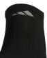 Men's No-Show Athletic Extended Size Socks, 6 Pack