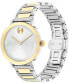 ფოტო #2 პროდუქტის Women's Bold Evolution 2.0 Swiss Quartz Two-Tone Stainless Steel Watch 34mm