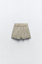 Bermuda shorts with cutwork embroidery