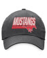 ფოტო #2 პროდუქტის Men's Charcoal SMU Mustangs Slice Adjustable Hat