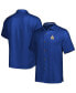 ფოტო #2 პროდუქტის Men's Royal Seattle Mariners Sport Tropic Isles Camp Button-Up Shirt
