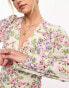 Фото #6 товара Vero Moda long sleeve midi dress in pink and purple floral